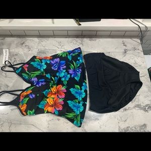 Miracle suit, sz 12 tropical bikini, never worn